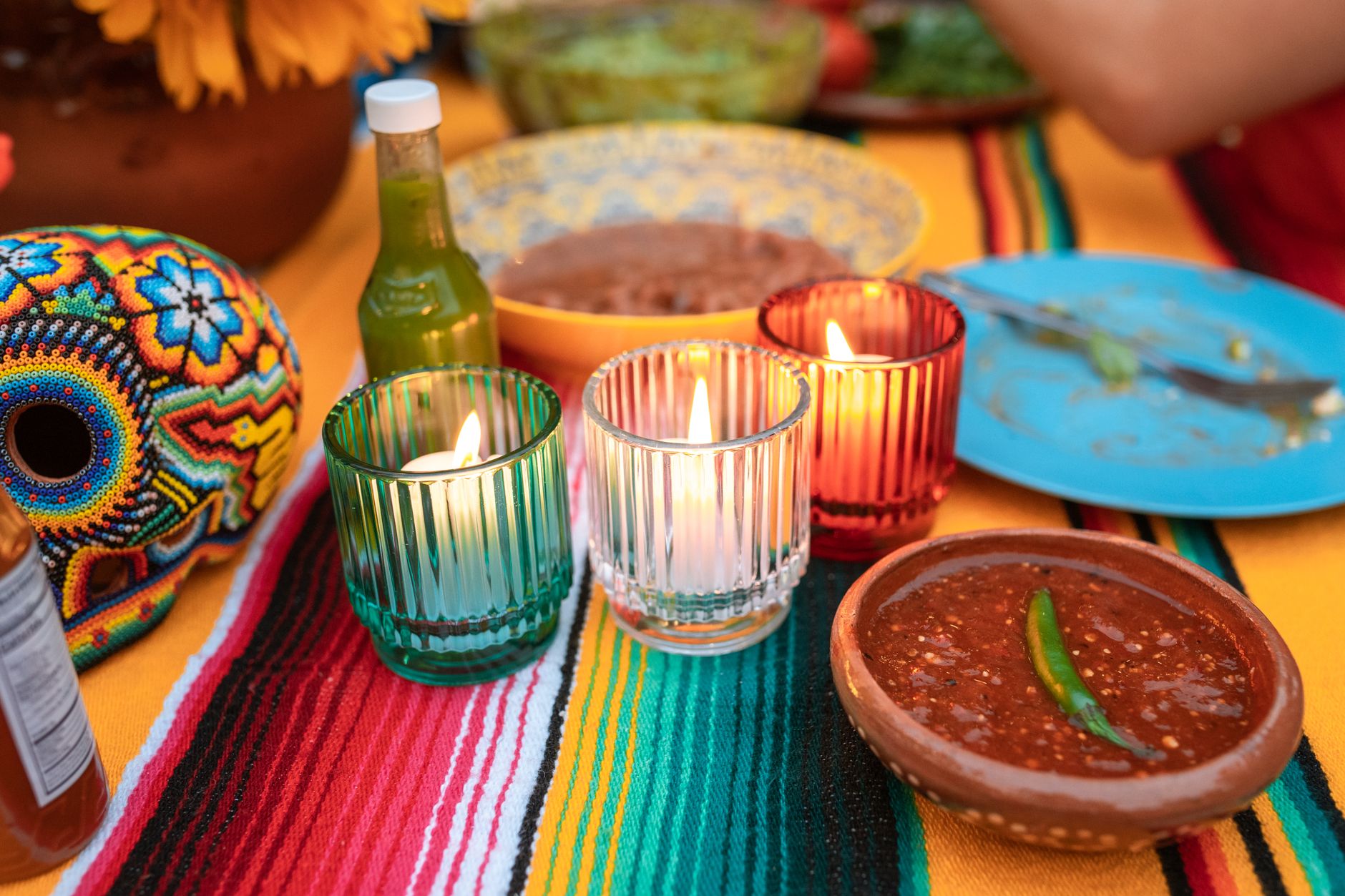 La mesa de salsas: cuatro niveles y una advertencia