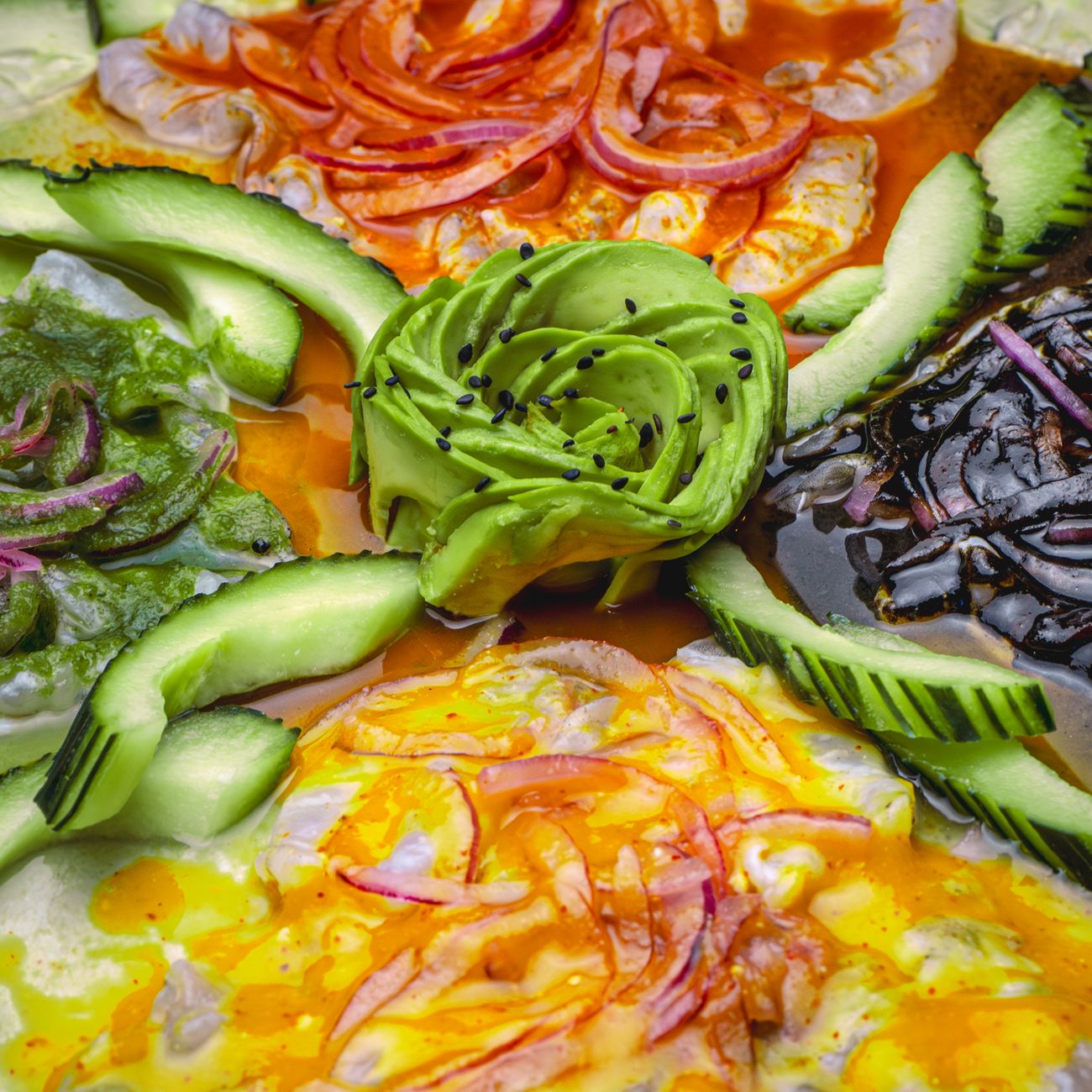 Pipián verde con calabaza y pepita tostada