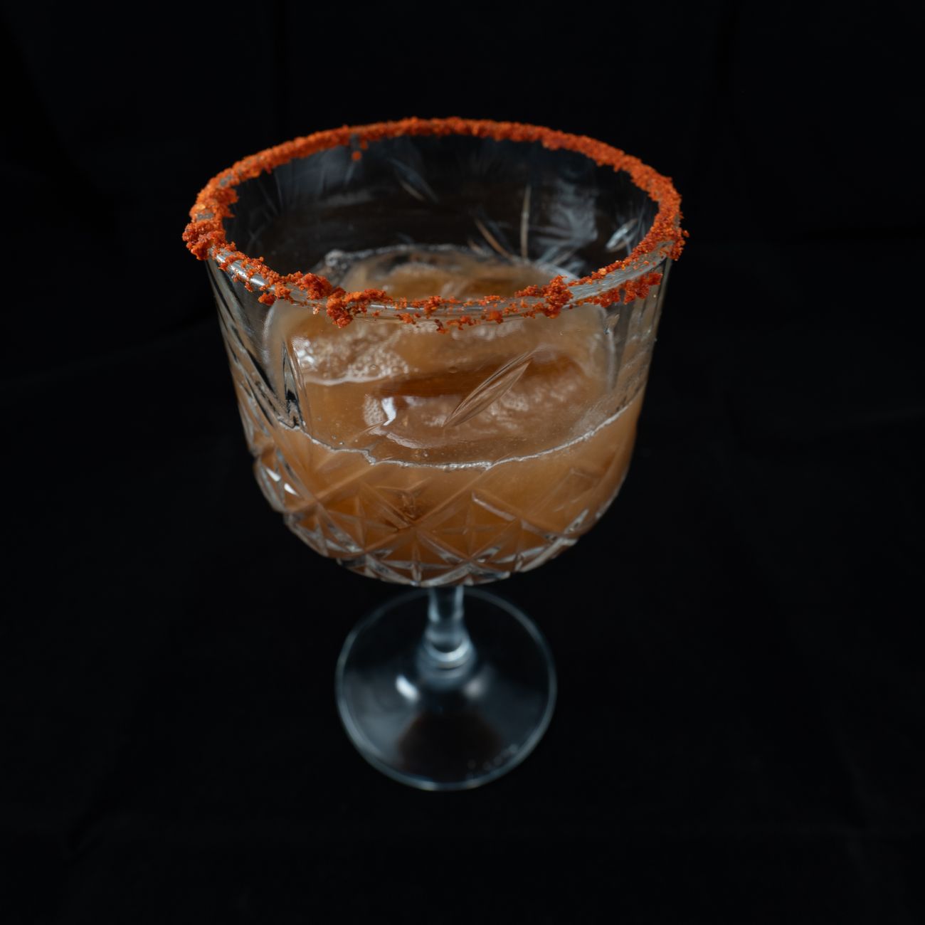 Copita de mezcal de la mezcalería Sabora